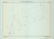 Villers-le-Château (51634). Section ZW échelle 1/2000, plan remembré pour 1992, plan régulier (calque)