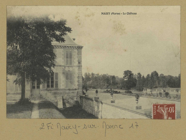 MAIRY-SUR-MARNE. Le Château.