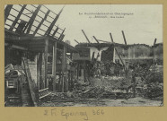 ÉPERNAY. Le bombardement en Champagne. 19-Épernay-Rue Lochet.
EpernayÉdition Lib. J. Bracquemart.Sans date