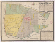 Plan général du village et terroir de Champfleury (1781), Villain