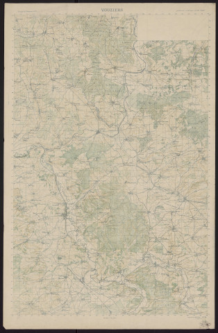 Vouziers.
Service géographique de l'Armée (Imp. G. C. T. A. IV).1918