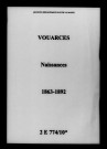 Vouarces. Naissances 1863-1892
