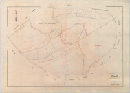 Gratreuil (51280). Section ZB échelle 1/2000, plan remembré pour 1968, plan régulier (papier armé)
