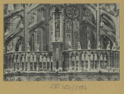 REIMS. Cathédrale de Abside et Chevet - Galeries surmontant les Chapelles de l'Abside / L. de B.