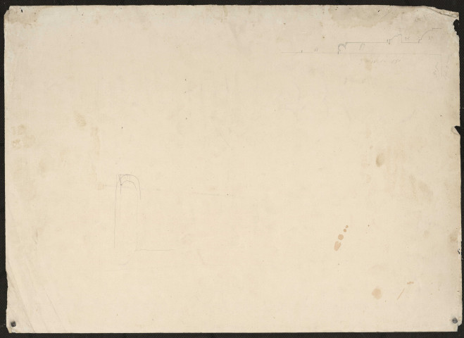 Dessins d'architecture. Lieux non localisés.