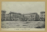 REIMS. 97. La Place Royale en 1919 / Cliché J. Bienaimé.
(51 - Reimsphototypie J. Bienaimé).1919
Société des Amis du Vieux Reims