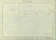 Thiéblemont-Farémont (51567). Section AB échelle 1/1000, plan renouvelé pour 1967, plan régulier (papier armé)