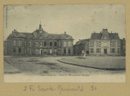 SAINTE-MENEHOULD. Hôtel de Ville et Caisse d'Épargne.
(51 - Sainte-Menehouldimp. HeuillardLib.).Sans date
