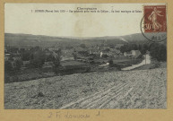 LOUVOIS. Champagne-1-Août 1919.Vue générale prise route de Châlons. Au fond Montagne de Reims.
([S.l.]Phot. Ed. Harsigny).[vers 1938]