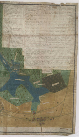 Plan du bois de Vernay (1620)