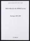 Neuville-au-Pont (La). Mariages 1892-1909