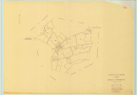 Janvilliers (51304). Tableau d'assemblage échelle 1/10000, plan pour 01/01/1965 (papier)
