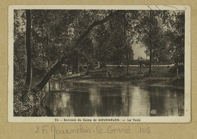 MOURMELON-LE-GRAND. 50-Environs du Camp de Mourmelon. La Vesle.
Mourmelon-le-GrandÉdition P. Mutte.[vers 1938]