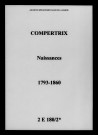 Compertrix. Naissances 1793-1860