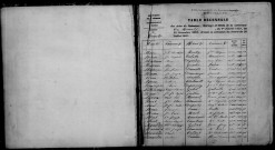 Reims. Table décennale. Mariages, décès 1843-1852