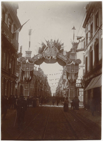 Visite du tsar à Reims, rue Cérès