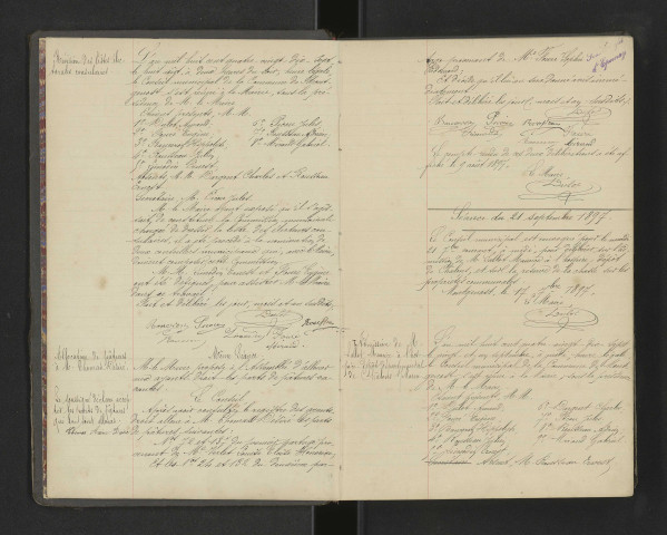 Délibérations municipales.