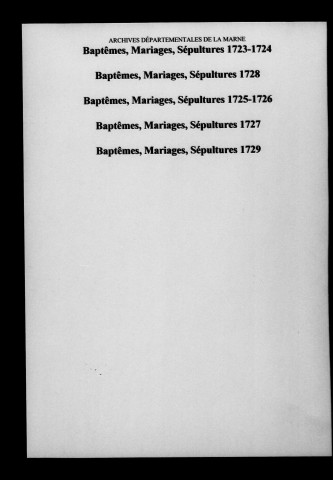Rieux. Baptêmes, mariages, sépultures 1566-1729
