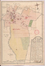 Plan détaillé du village et terroir de Nogent-Sermiers : 4ème feuille (1776), Pierre Villain