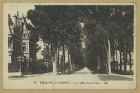 CHÂLONS-EN-CHAMPAGNE. 95- Les allées Saint-Jean.
L.L.Sans date