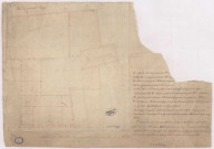 Plan de la maison de l'Ecaille rue du bois de Vincennes (rez-de-chaussée et 1er étage) XVIIIe s.