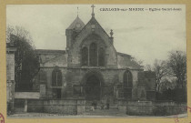 CHÂLONS-EN-CHAMPAGNE. Église Saint-Jean.
Châlons-sur-Marne""Journal de la Marne"".Sans date