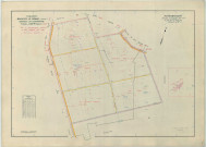 Broussy-le-Grand (51090). Section V échelle 1/2000, plan remembré pour 01/01/1960, régulier avant 20/03/1980 (papier armé)