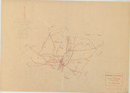 Dommartin-Varimont (51214). Tableau d'assemblage 1 échelle 1/10000, plan révisé pour 1938 (ancienne commune de Dommartin-sur-Yèvre), plan non régulier (papier)
