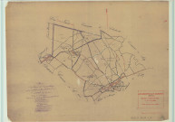 Essarts-lès-Sézanne (Les) (51235). Tableau d'assemblage échelle 1/10000, plan mis à jour pour 01/01/1933, non régulier (papier)