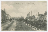 PARGNY-SUR-SAULX. 9. Bataille de la Marne (9 au 12 septembre 1914). La rue de Vitry après le bombardement.
Saint-DizierA. Humbert.1914-1918