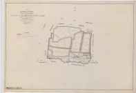 Auménancourt (51025). Tableau d'assemblage 1 échelle 1/10000, plan établi pour 1921, ancienne commune de Auménancourt-le-Grand (papier).