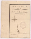 Plan de la ville de Reims, carte B, maisons du domaine de la commanderie du Temple (XVIIIe s.) : n° 1, rue de la hure n° 1347