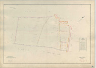 Cheppes-la-Prairie (51148). Section ZK échelle 1/2000, plan remembré pour 1964, plan régulier (papier armé)