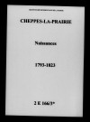 Cheppes. Naissances 1793-1823
