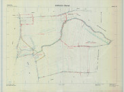 Noirlieu (51404). Section ZK échelle 1/2000, plan remembré pour 1979 (extension Saint-Mard-sur-le-Mont sections ZA et W2), plan régulier (calque)