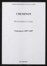 Cheminon. Naissances 1897-1907 (reconstitutions)