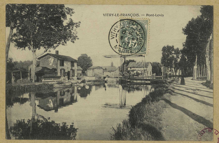 VITRY-LE-FRANÇOIS. Pont-Levis. Vitry-le-François Édition M. B. [vers 1907] 