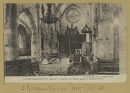 NEUVILLE-AU-PONT (LA). Intérieur de l'Église après un bombardement.
Sainte-MenehouldÉdition Desingly.Sans date