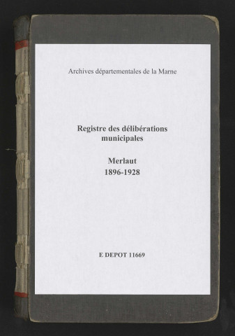 Délibérations municipales.