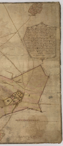 Plan du terroir du Radoy et du terroir de la Foly (1739), Pierre Chollet