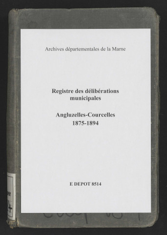 Délibérations municipales.