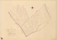Coole (51167). Section D1 échelle 1/2500, plan napoléonien sans date (copie du plan napoléonien), plan non régulier (papier)