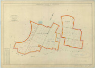 Marcilly-sur-Seine (51343). ZE ZH échelle 1/2000, plan remembré pour 01/01/1963, régulier avant 20/03/1980. Contient au verso la section ZH de Marcilly et la ZS de Saron-sur-Aube (papier armé)