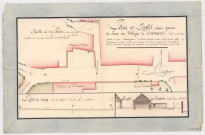 Plan et profil d'une partie de rue du village de Cramant, 1767.