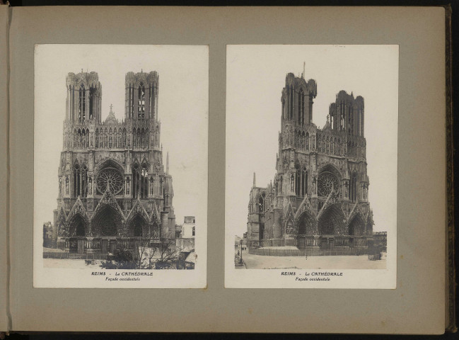 Album de cartes postales de Reims et sa région pendant la Première guerre mondiale (1 Num 39)