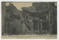 REIMS. 82. La Grande Guerre 1914-1915 - Bombardement de Maison écroulée dans le quartier Cérès Houses destructed Cérés quarters / Phot-Express.
(92 - NanterreBaudinière).1916