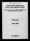 Fontaine-Denis-Nuisy. Naissances 1863-1892