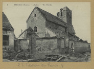 FRESNES-LÈS-REIMS. 1-L'Église. The church / N.D., photographe.
(75 - ParisNeurdein Frères).Sans date