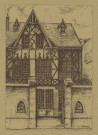 REIMS. Maison au n° 5 rue des Tournelles. Atelier exposition du potier rémois Francis Dumélie / L'atelier graphique, Reims, J.C. Bemben.