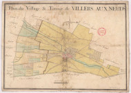 Plan du village et terroir de Villers-aux-Noeuds (s,d, vers 1780)